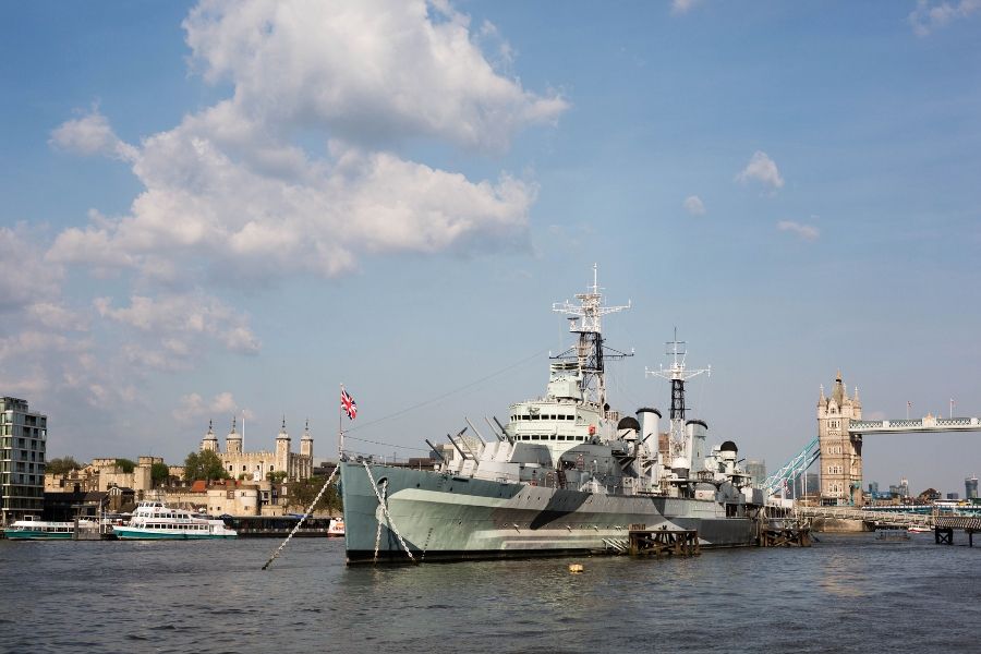 HMS Belfast Londonlaunch