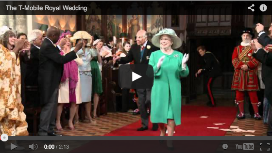 Secret footage from the Royal Wedding!