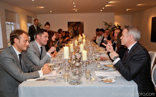 Dinner at Gallery Mess with Heston Blumenthal and Rhubarb catering