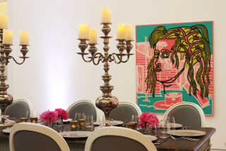 Saatchi Art House dining room